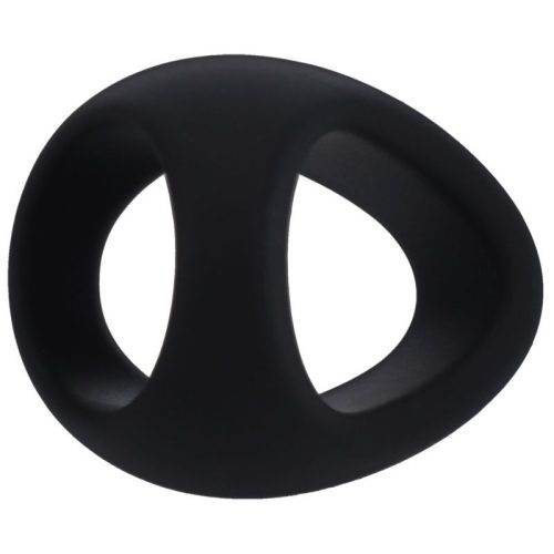 Stirrup Silicone Cock Ring Onyx - Image 3