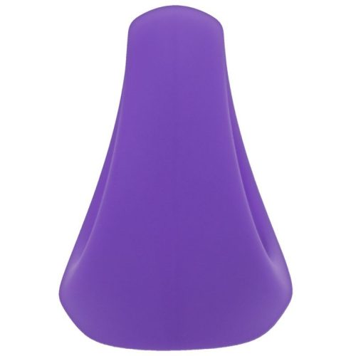Stirrup Silicone Cock Ring Lilac - Image 4