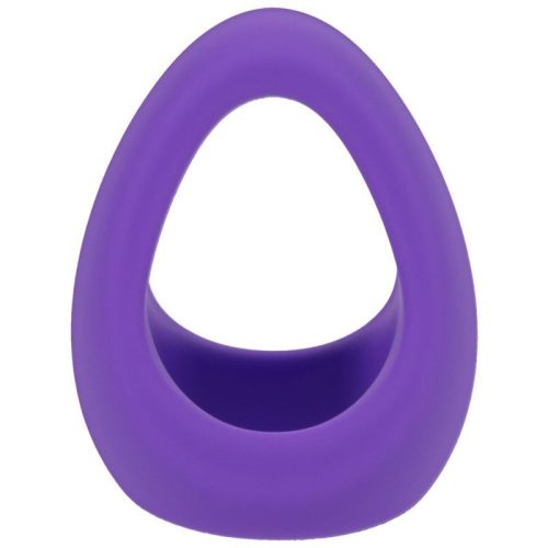 Stirrup Silicone Cock Ring Lilac - Image 5