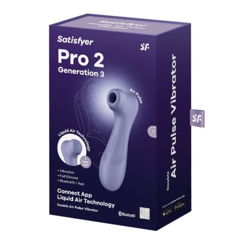 Satisfyer Pro 2 Gen 3 App Control Clitoral Stimulator Lilac - Image 7