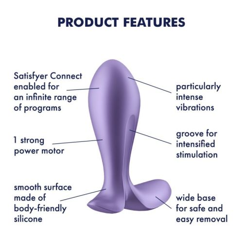 Satisfyer Intensity Plug Purple - Image 4