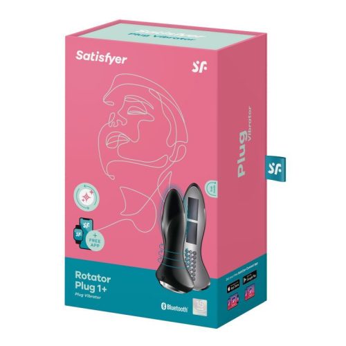 Satisfyer Rotator Plug 1+ Black - Image 4