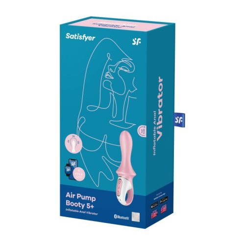 Satisfyer Air Pump Booty 5+ Red - Image 5