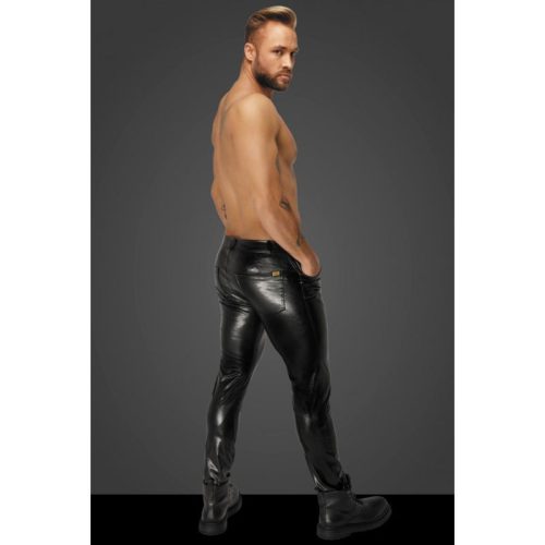 Snake Wetlook Long Pants with Back Pockets - Image 4