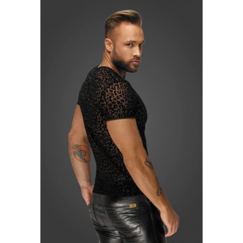 Leopard Flock V-Neck T-Shirt - Image 3