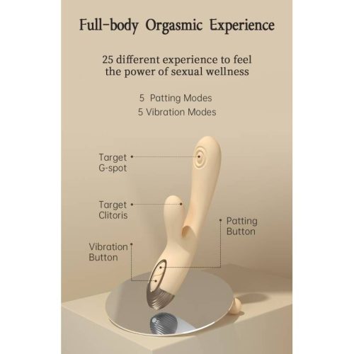Pada Rabbit and G-Spot Pulsing Vibrator White - Image 5