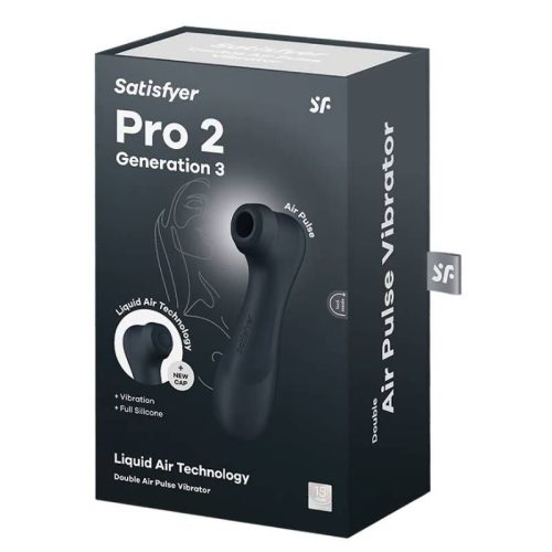 Satisfyer Pro 2 Gen 3 Clitoral Stimulator Black - Image 6