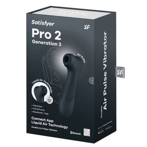 Satisfyer Pro 2 Gen 3 App Control Clitoral Stimulator Black - Image 5