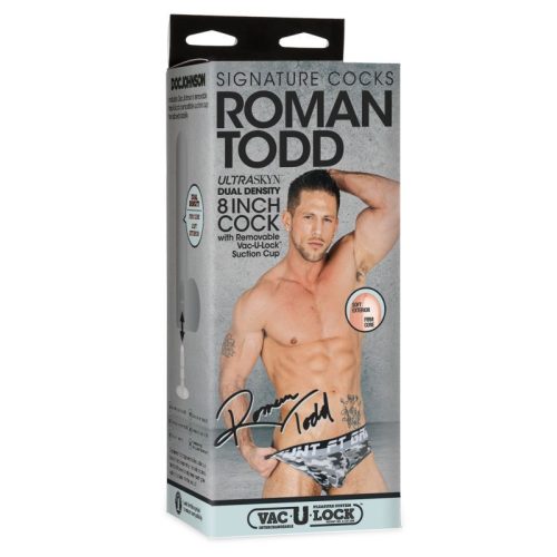 Roman Todd 8in Ultraskyn Cock w Removable Vac-U-Lock Suction Cup Vanilla - Image 3