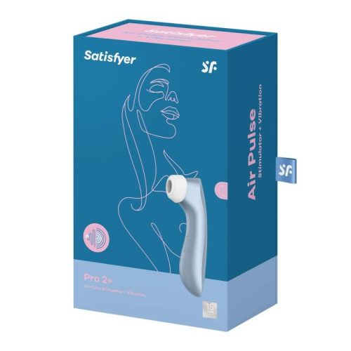 Satisfyer Pro 2+ G2 Clitoral Stimulator Blue - Image 8