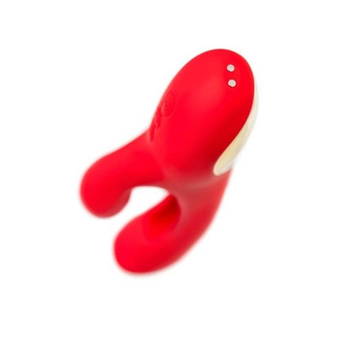 JOS Patti Moving Tongue Rabbit Vibrator Red - Image 7
