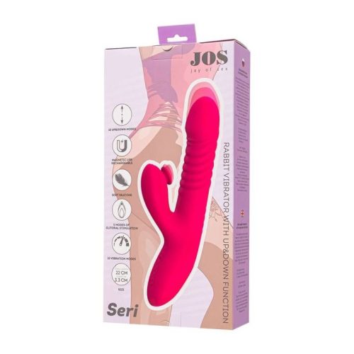 JOS Seri Thrusting Vibrator with Clitoral Stimulator Pad - Image 12