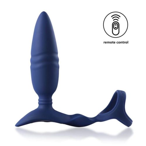 Ring'n'Rear Dual Thrusting Anal Probe with Cockring and Remote - Image 3