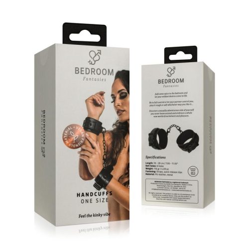 Faux Leather Handcuffs Black - Image 7