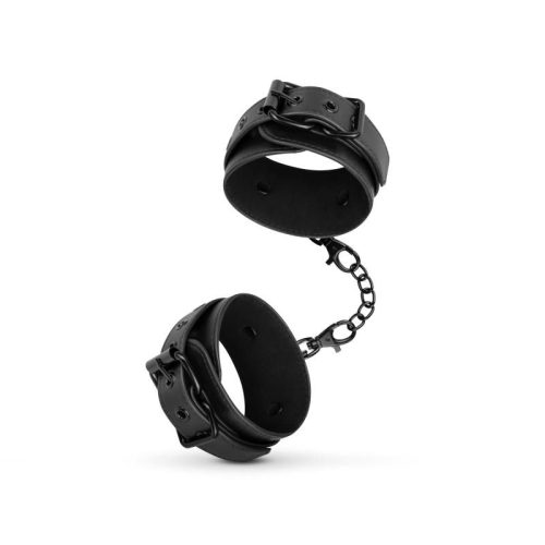 Faux Leather Handcuffs Black - Image 9