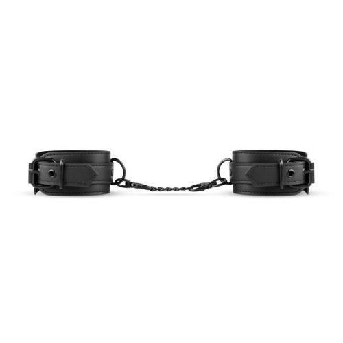 Faux Leather Ankle Cuffs Black - Image 4