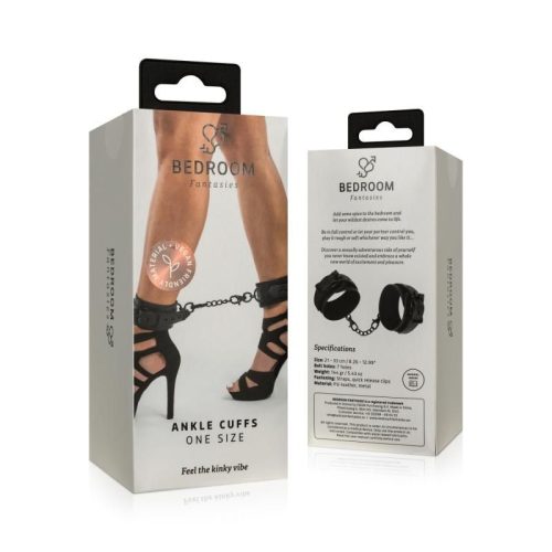 Faux Leather Ankle Cuffs Black - Image 7