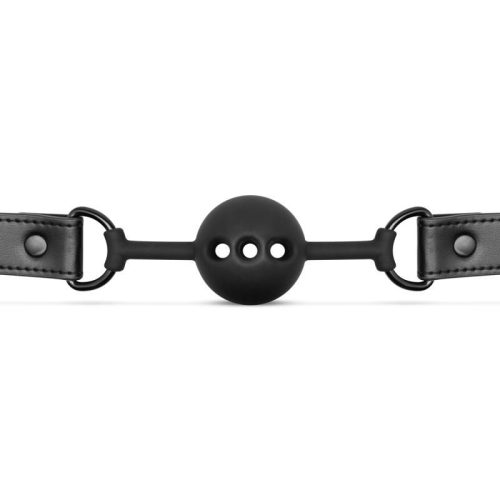 Breathable Silicone Ball Gag Black - Image 4