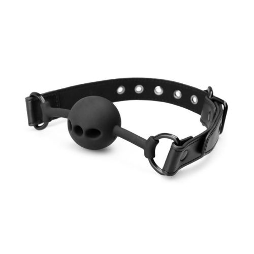 Breathable Silicone Ball Gag Black - Image 5