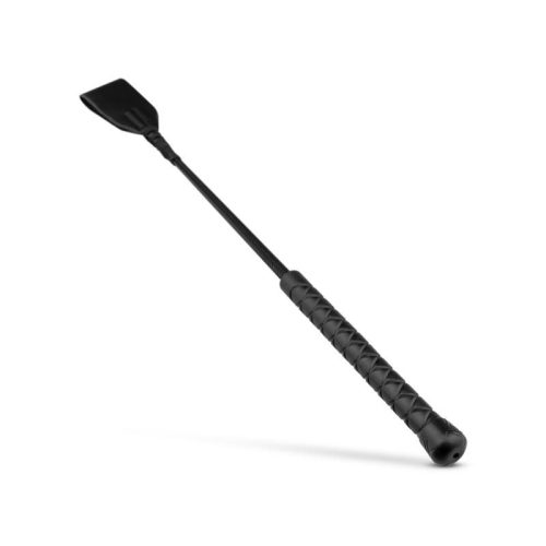 Faux Leather Crop Whip Black - Image 4