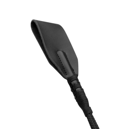 Faux Leather Crop Whip Black - Image 6