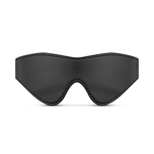 Faux Leather Blindfold Black - Image 5