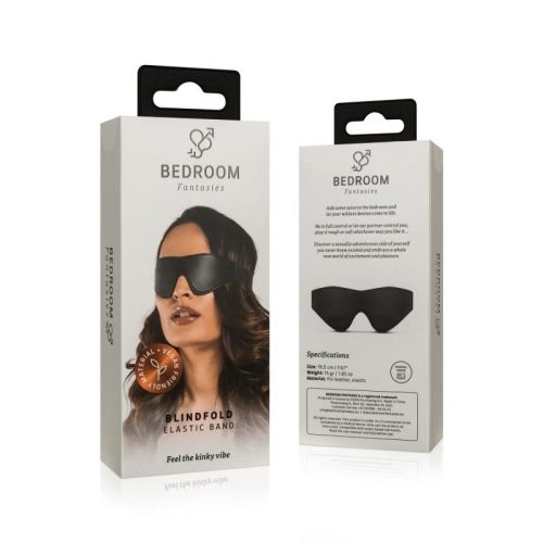 Faux Leather Blindfold Black - Image 7
