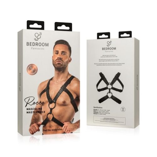 Rocco Bondage Harness Black - Image 6