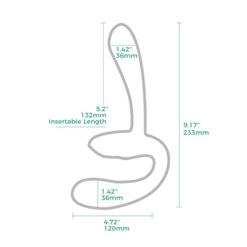 Sapphi Detachable Strapless Strap-on Double Vibrator - Image 5