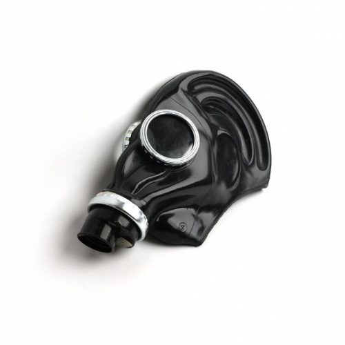 Classic 80s Fetish Rubber Gas Mask - Image 5