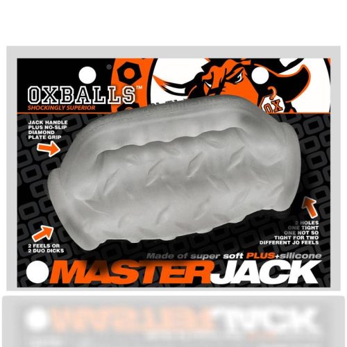 Masterjack Double Penetration JO Clear Ice - Image 5