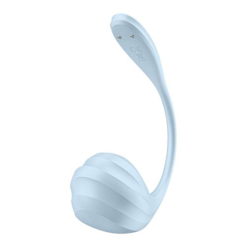 Satisfyer Smooth Petal Wearable App Connect Vibrator Blue - Image 5