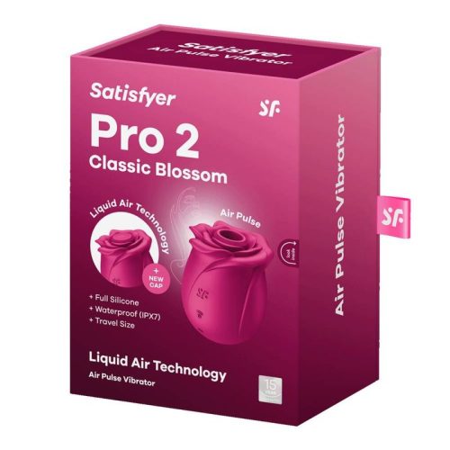 Satisfyer Pro 2 Classic Blossom Air Wave Clitoral Stimulator - Image 7