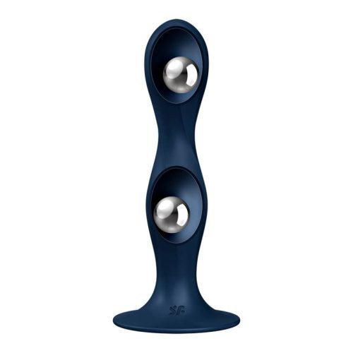 Satisfyer Double Ball-R Dildo Blue - Image 3