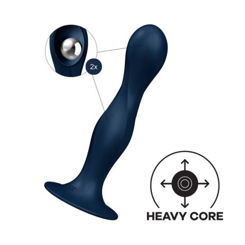 Satisfyer Double Ball-R Dildo Blue - Image 5