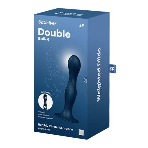Satisfyer Double Ball-R Dildo Blue - Image 6