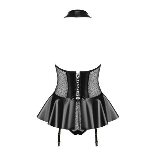 Hot Corset w Panties Black - Image 3