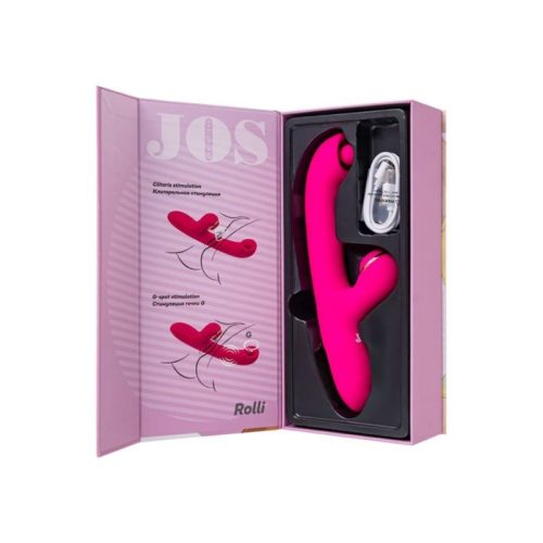 JOS Rolli Stimulating Ball Vibrator with Vaccuum Clitoral Stimulator - Image 5