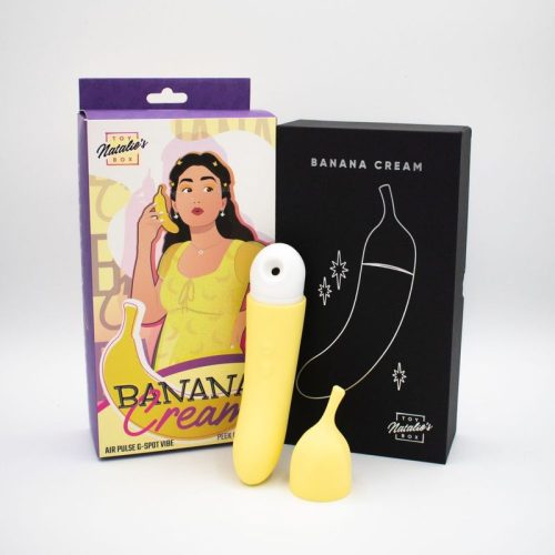 Banana Cream Air Pulse G-Spot Vibrator - Image 4