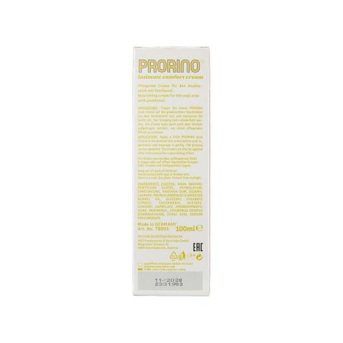 PRORINO Unisex Sensitive Anal Comfort Cream 100ml - Image 5