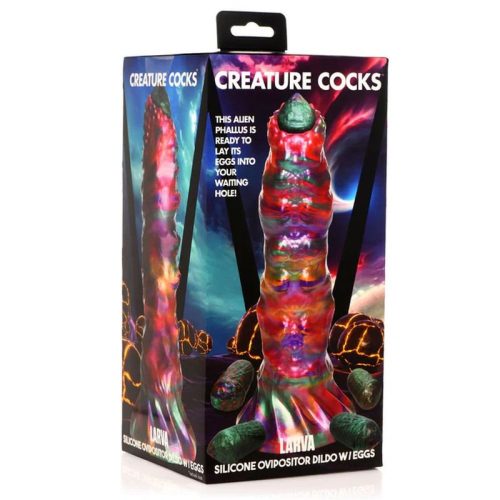 Larva Silicone Ovipositor Dildo w/ Eggs - Image 8