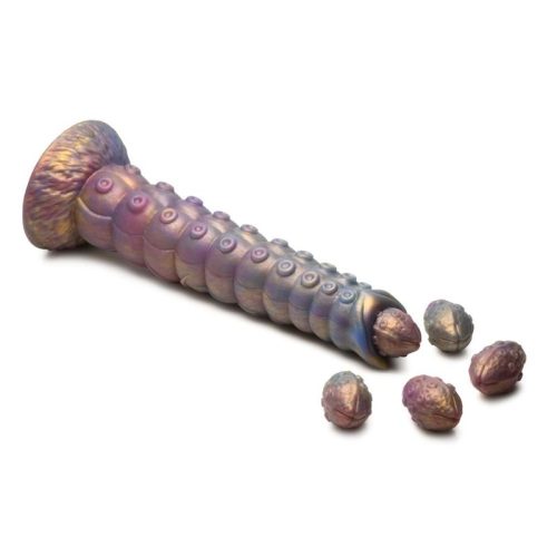 Deep Invader Tentacle Ovipositor Silicone Dildo with Eggs - Image 3