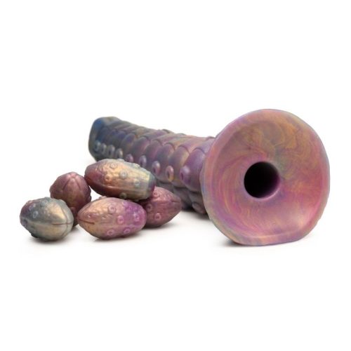 Deep Invader Tentacle Ovipositor Silicone Dildo with Eggs - Image 8