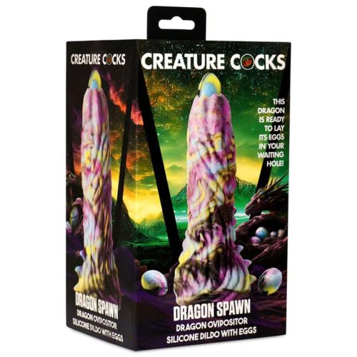 Dragon Spawn Dragon Ovipositor Silicone Dildo with Eggs - Image 8