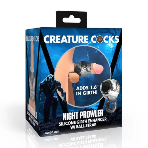 Night Prowler Silicone Penis Sleeve and Ball Stretcher - Image 8