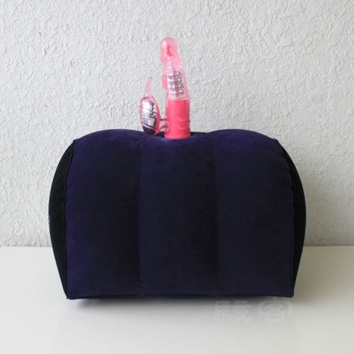 Inflatable Sex Positioning Half Dome Cushion with Toy Holder - Image 3