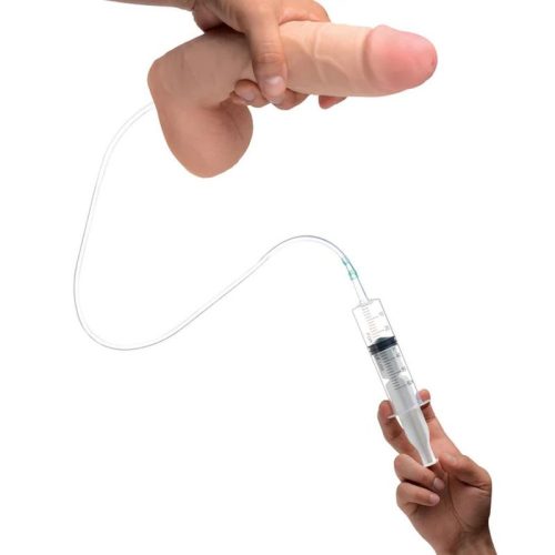 Squirting Dildo 9in with Syringe - Image 6