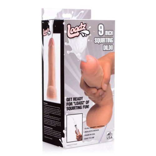 Squirting Dildo 9in with Syringe - Image 7