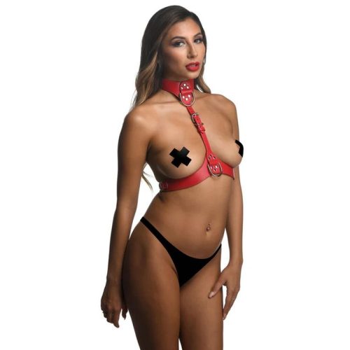 Red Female Chest Harness S/M - Image 4