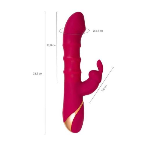 JOS Tenty Rabbit Vibrator with Moving Shaft Rings - Image 8